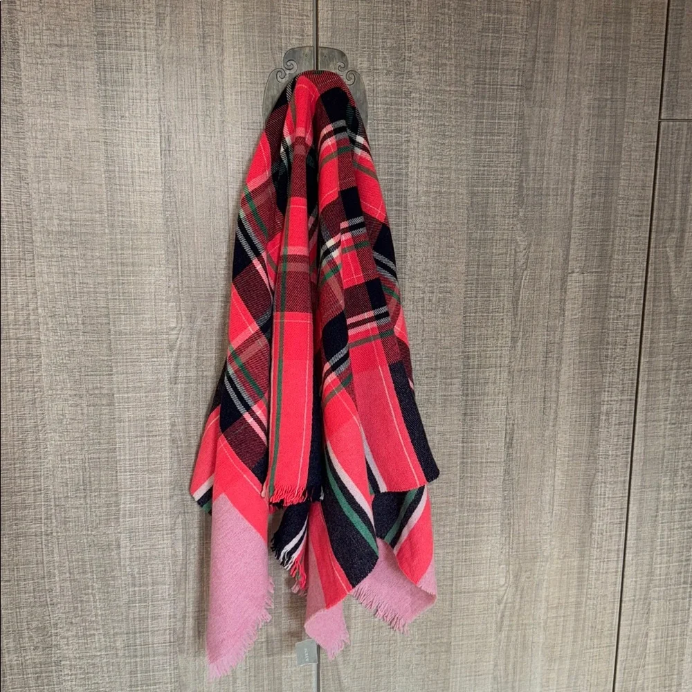 J. Crew Wool Blend Asbury Plaid Scarf‎
